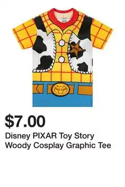 Five Below Disney PIXAR Toy Story Woody Cosplay Graphic Tee offer