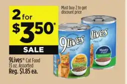 Dollar General 9Lives Cat Food offer