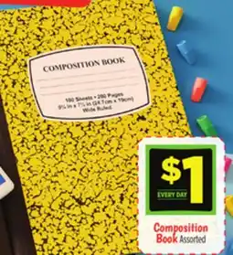 Dollar General Composition Book offer