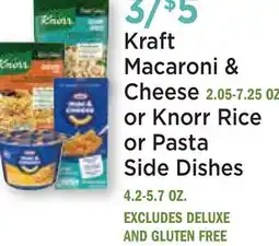 Heinen's Kraft Macaroni & Cheese 2.05-7.25 OZ or Knorr Rice or Pasta Side Dishes 4.2-5.7 OZ offer