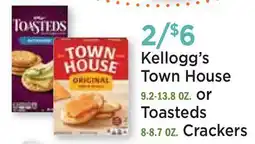 Heinen's Kellogg's Town House 9.2-13.8 OZ. or Toasteds 8-8.7 OZ. Crackers offer