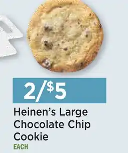 Heinen's Heinen's Large Chocolate Chip Cookie offer