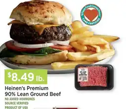 Heinen's Heinen's Premium 90% Lean Ground Beef offer