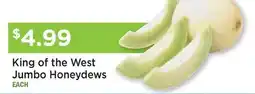 Heinen's King of the West Jumbo Honeydews offer