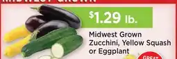 Heinen's Midwest Grown Zucchini, Yellow Squash or Eggplant offer