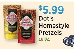 Heinen's Dot's Homestyle Pretzels offer
