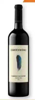 Heinen's Greenwing Cabernet Sauvignon offer