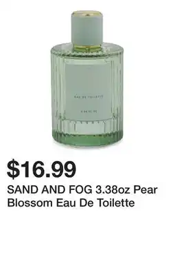 Marshalls SAND AND FOG 3.38oz Pear Blossom Eau De Toilette offer
