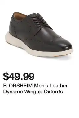 Marshalls FLORSHEIM Men's Leather Dynamo Wingtip Oxfords offer