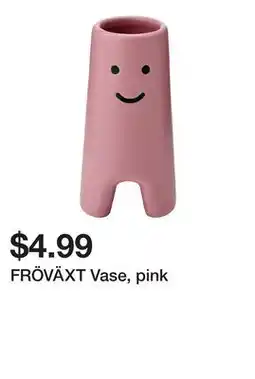 Ikea FRÖVÄXT Vase, pink offer