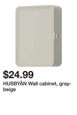 Ikea HUSBYÃ…N Wall cabinet, gray-beige offer