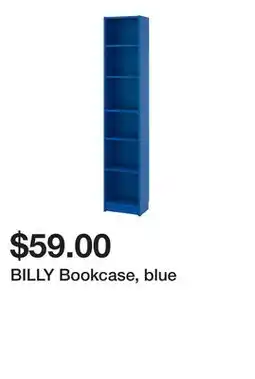 Ikea BILLY Bookcase, blue offer