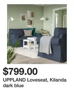 Ikea UPPLAND Loveseat, Kilanda dark blue offer