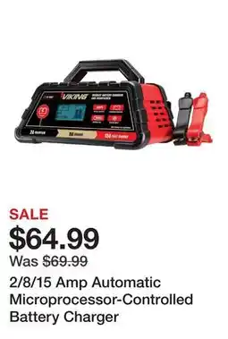 Harbor Freight Tools 2/8/15 Amp Automatic Microprocessor-Controlled Battery Charger offer