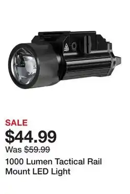 Harbor Freight Tools 1000 Lumen Tactical Rail Mount LED Light offer