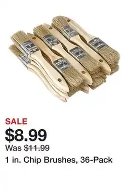 Harbor Freight Tools 1 in. Chip Brushes, 36-Pack offer