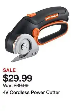 Harbor Freight Tools 4V Cordless Power Cutter offer