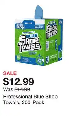 Harbor Freight Tools Professional Blue Shop Towels, 200-Pack offer