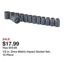 Harbor Freight Tools 1/2 in. Drive Metric Impact Socket Set, 13-Piece offer