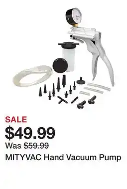 Harbor Freight Tools MITYVAC Hand Vacuum Pump offer