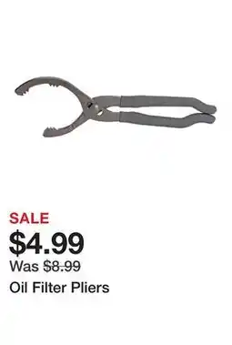 Harbor Freight Tools Oil Filter Pliers offer