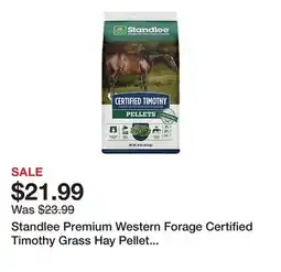 Tractor Supply Company Standlee Premium Western Forage Certified Timothy Grass Hay Pellet Horse Feed, 40 lb offer