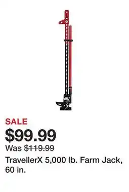 Tractor Supply Company TravellerX 5,000 lb. Farm Jack, 60 in offer