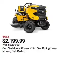 Tractor Supply Company Cub Cadet IntelliPower 42 in. Gas Riding Lawn Mower, Cub Cadet Engine, Hydrostatic Transmission offer