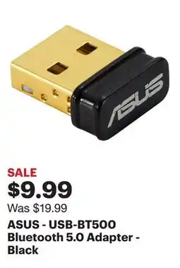 Best Buy ASUS - USB-BT500 Bluetooth 5.0 Adapter - Black offer