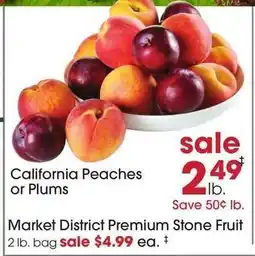 Giant Eagle California Peaches or Plums offer