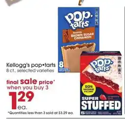 Giant Eagle Kellogg's Pop-Tarts offer
