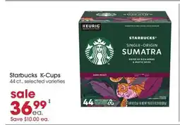 Giant Eagle Starbucks K-Cups offer