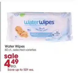 Giant Eagle Water Wipes offer