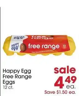 Giant Eagle Happy Egg Free Range Eggs offer