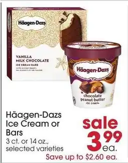 Giant Eagle Häagen-Dazs Ice Cream or Bars offer