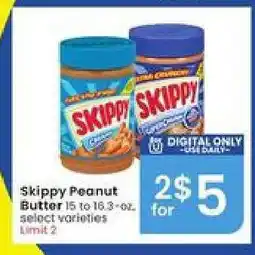 Albertsons Skippy Peanut Butter offer
