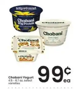 Albertsons Chobani Yogurt offer