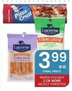 Albertsons Lucerne String Cheese offer