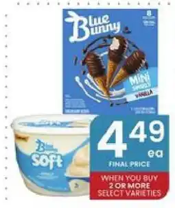 Albertsons Blue Bunny Ice Cream offer