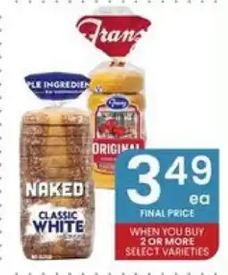 Albertsons Franz Bread offer