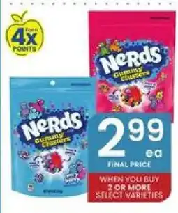 Albertsons Nerds Gummy Clusters offer