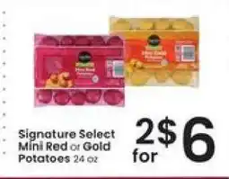 Albertsons Signature Select Mini Red or Gold Potatoes offer
