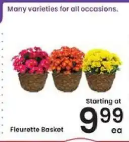 Albertsons Flourette Basket offer