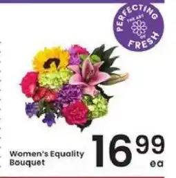 Albertsons Women's Equality Bouquet offer