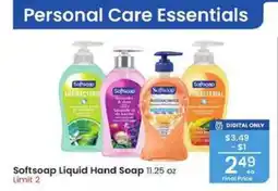 Albertsons Softsoap Liquid Hand Soap offer