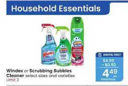 Albertsons Windex or Scrubbing Bubbles Cleaner offer