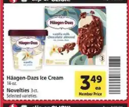 Safeway Häagen Dazs Ice Cream offer