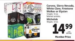 Safeway Corona, Sierra Nevada, White Claw, Firestone Walker or Elysian offer