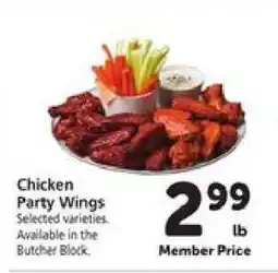 Safeway Chicken Party Wings offer