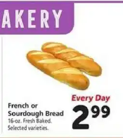 Safeway French or Sourdough Bread offer